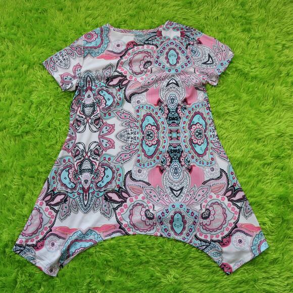 Mirol Paisley Short Sleeve Blouse, M - Picture 7 of 7